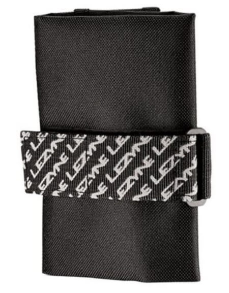 Lezyne Roll Caddy in black colour with strap mount
