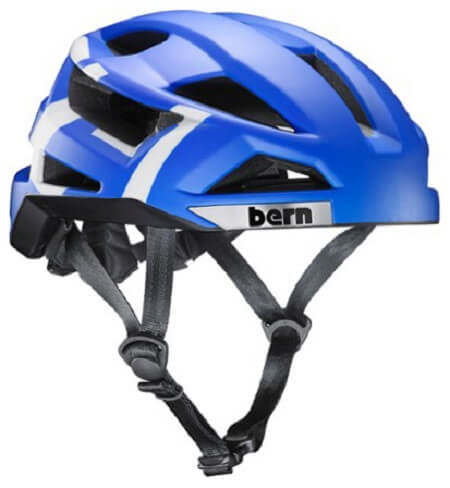 BernFL-1 Pave Commuter Helmet in Matte Royal Blue color