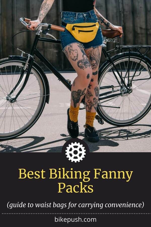 Pinterest Pin for Best Bike Fanny Packs