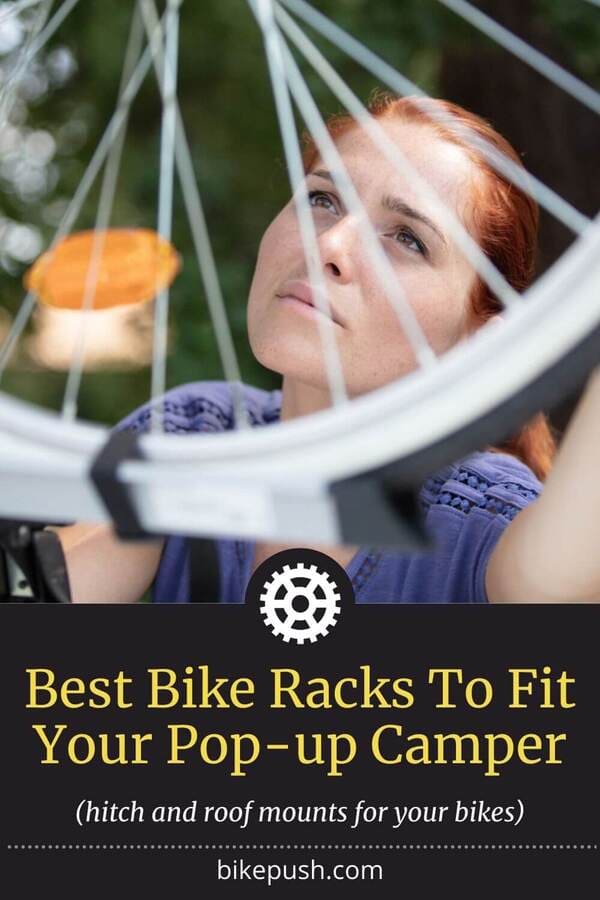 Best Bike Racks To Fit Your Pop Up Camper - Pinterest Pin