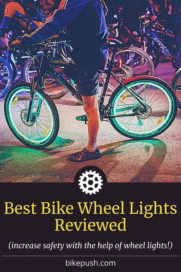 Pinterest Pin for Best Bike Wheel Lights