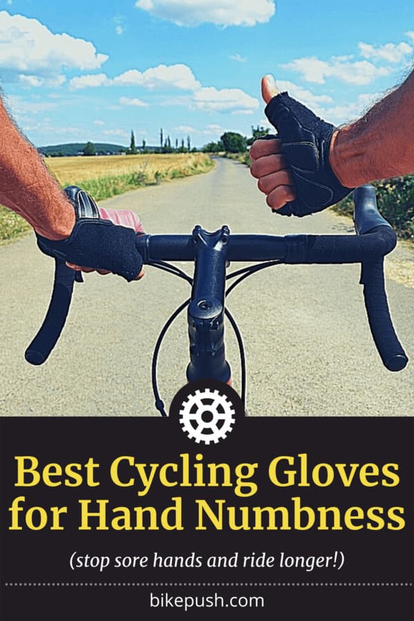 Best Cycling Gloves For Hand Numbness - Pinterest Pin