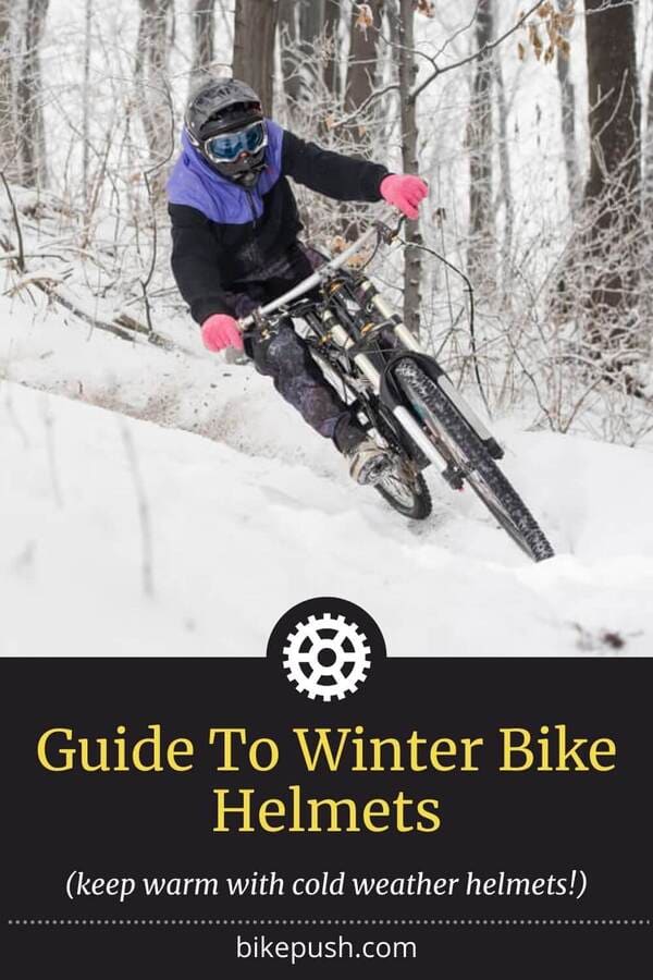 Pinterest Pin for Best Winter Bike Helmet