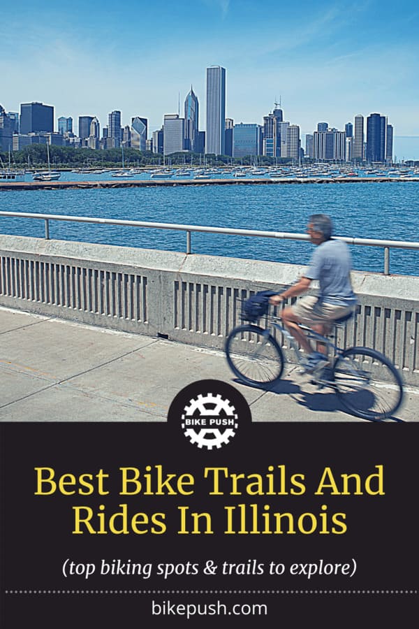 Best Bike Trails And Rides In Illinois - Pinterest Pin Small Image