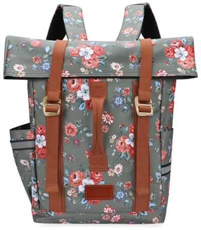 Tourbon Canvas Bicycle Laptop Pannier Backpack