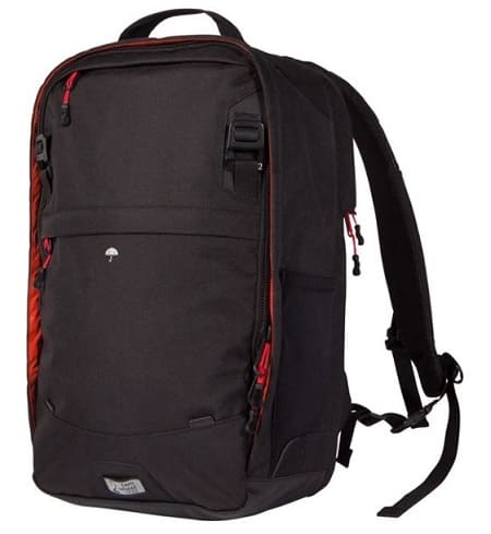 Two Wheel Gear Pannier Backpack Convertible in Black color