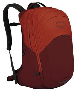 Osprey Radial Bike Commuter Pack in Rise Orange color