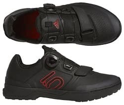 Five Ten Kestrel Pro Boa MTN Shoes in Black/Red/Gray Color