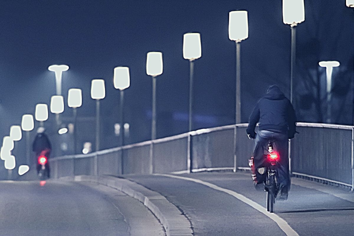 Bike Commuting At Night