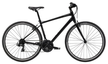 Cannondale Quick 6 Hybrid Bike in Black color