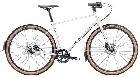 Marin Muirwoods RC Bike 2022 in Gross Silver/Black color