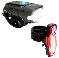 NiteRider Swift 500 Front Light and Sabre 110 Rear Light Set