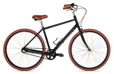 Priority Classic Plus Commuter Bike in Matte Black color