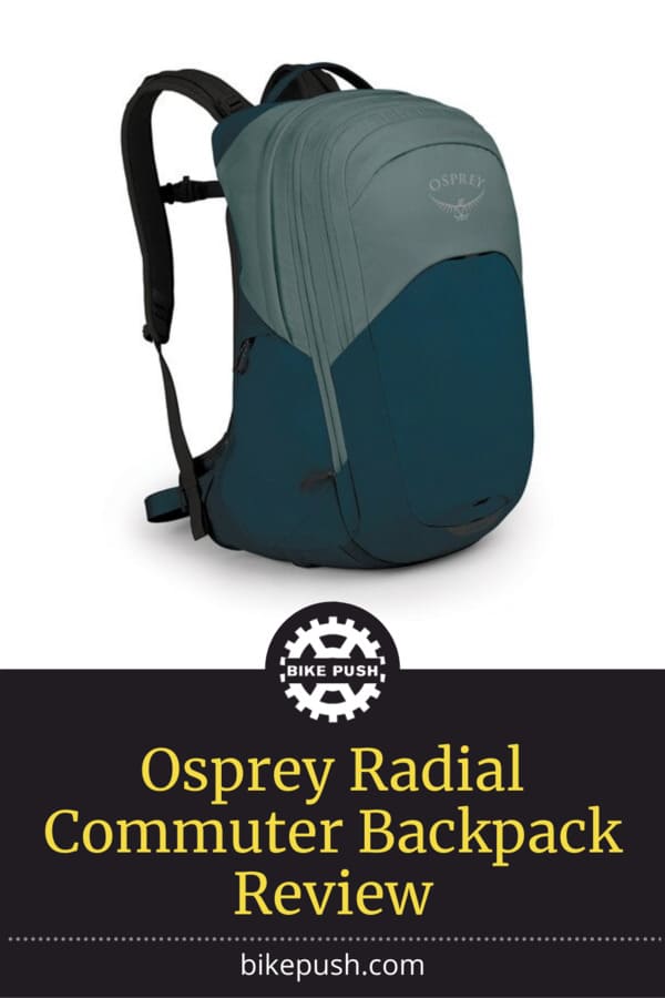 Osprey Radial Commuter Backpack Review - Pinterest Pin Small Image
