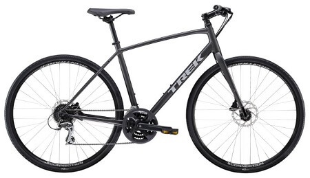 Trek FX 2 Disc Women’s Bike in Matte Dnister Black color