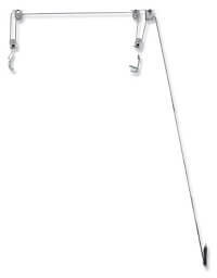 Delta El Greco Single Bike Ceiling Hoist in Silver color