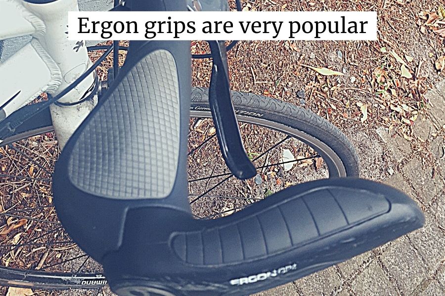 Ergon bar end grips are popular