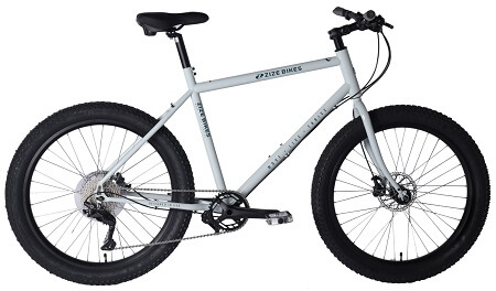 Zize Bikes The YONDER Hybrid Bike in Mystic Gray color
