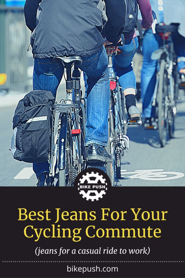 Best Bike Jeans For Your Cycling Commute - Pinterest Pin Small Image