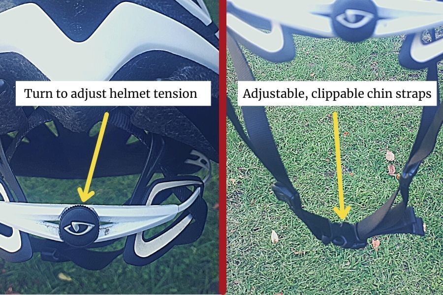 how to tighten and adjust a bicycle helmet