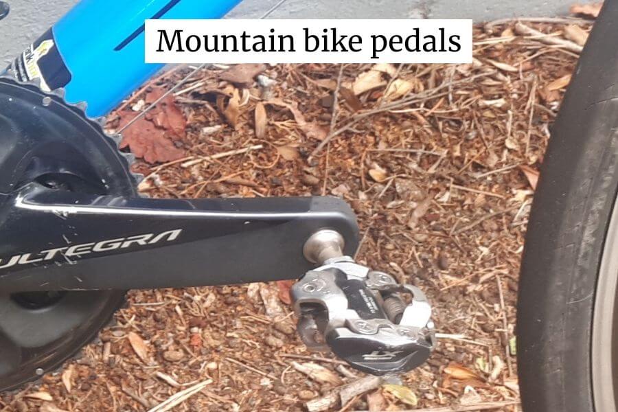mountain bike SPD pedals on a road bike