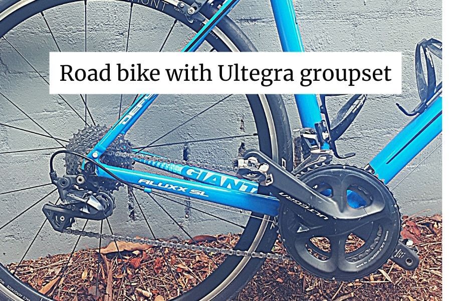 Road bike with Ultegra groupset