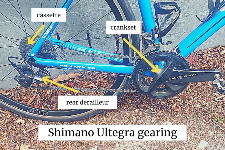Shimano Ultegra gearing for a road bike explained