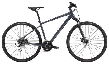 Cannondale Quick CX 3 Hybrid Bike in Slate color