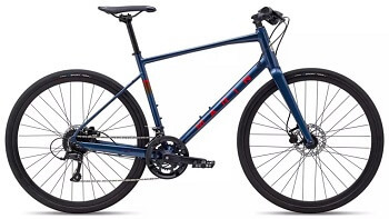 Marin Fairfax 3 Hybrid Bike in Blue/Orange color