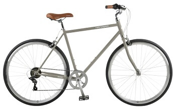 Retrospec Kinney 7-Speed City Bike in Tungsten color