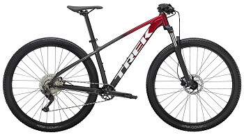 Trek Marlin 6 XC Mountain Bike in Rage Red to Dnister Black Fade color