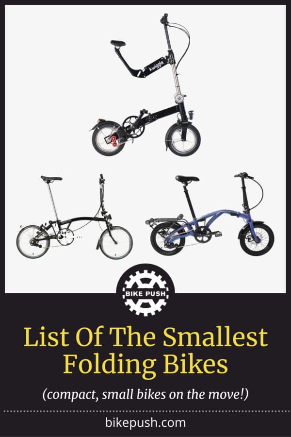 List Of The Smallest Folding Bikes - Pinterest Pin Small Image