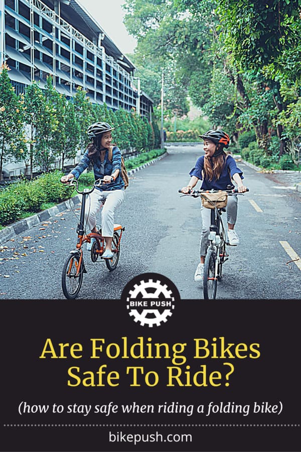 Are Folding Bikes Safe To Ride? - Pinterest Pin Small Image