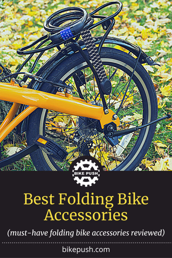 Best Folding Bike Accessories - Pinterest Pin Small Image