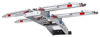 1UP Super Duty Double Bike Rack in Silver color