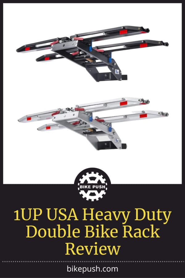 1UP USA Heavy Duty Double Bike Rack Review - Pinterest Pin Small Image