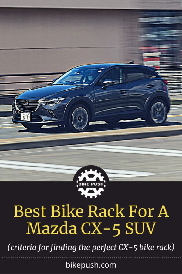 Best Bike Rack For A Mazda CX-5 SUV - Pinterest Pin Small Image