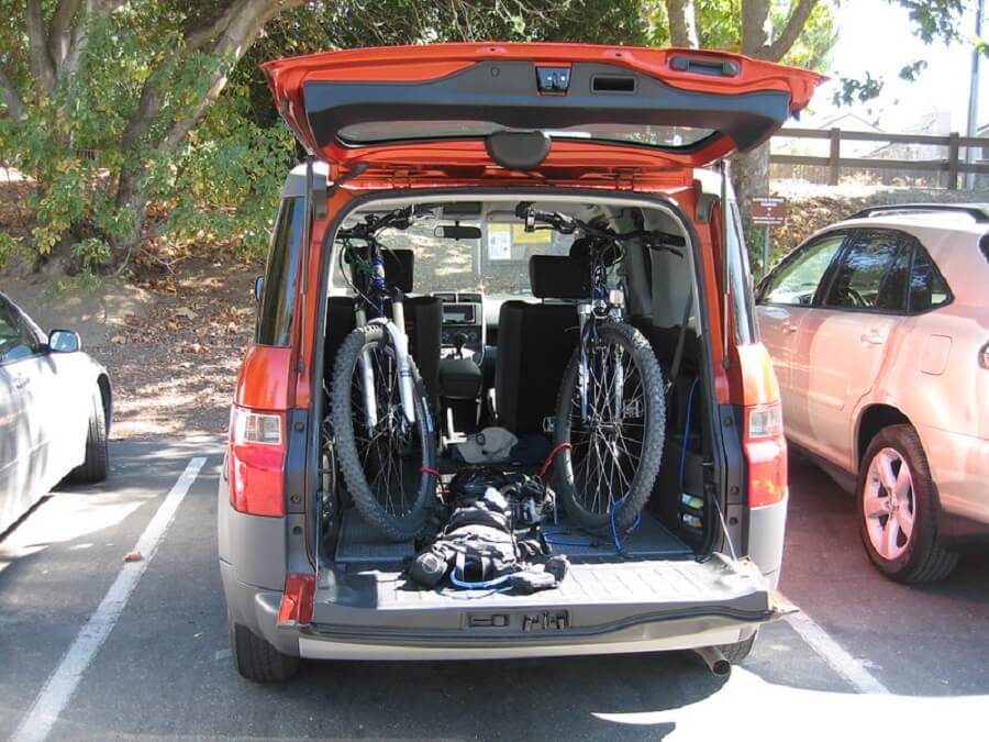 Bikes in Honda Element