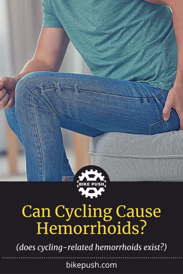 Can Cycling Cause Hemorrhoids? - Pinterest Pin Small Image