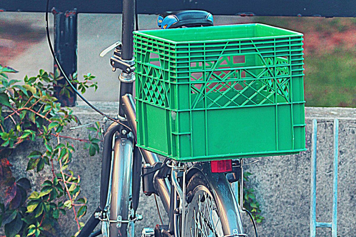 Milk Crates On Bikes