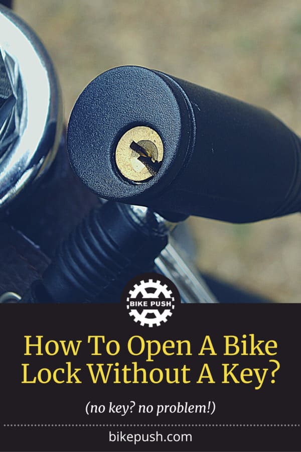 How To Open A Bike Lock Without A Key - Pinterest Pin Small Image