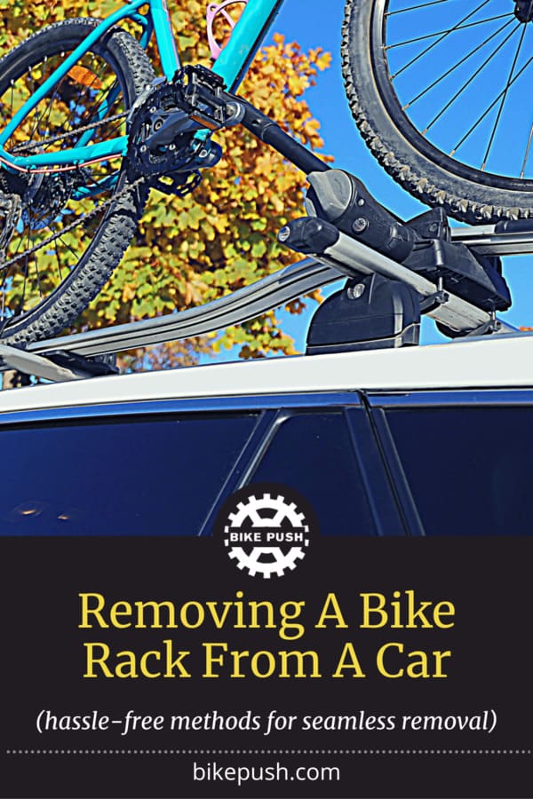 Removing A Bike Rack From A Car - Pinterest Pin Small Image