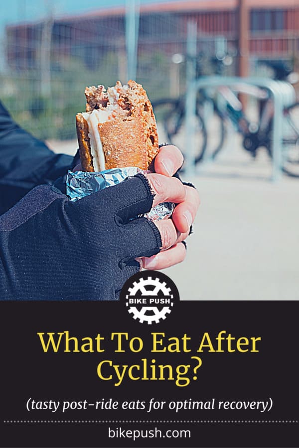 What To Eat After Cycling - Pinterest Pin Small Image