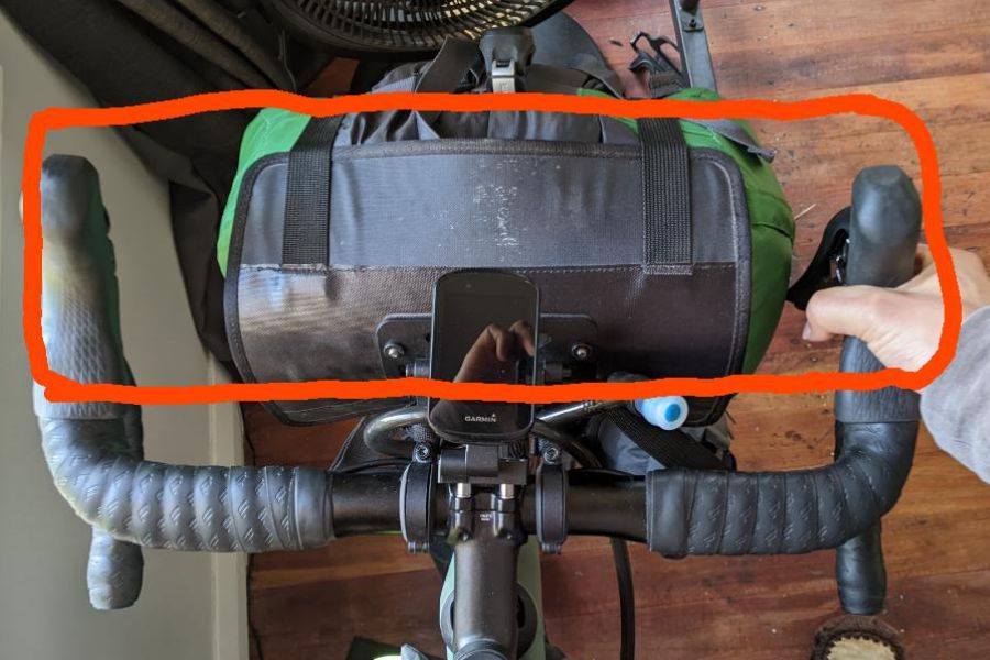 a handlebar bag lets you carry smaller items but gain easy access while riding