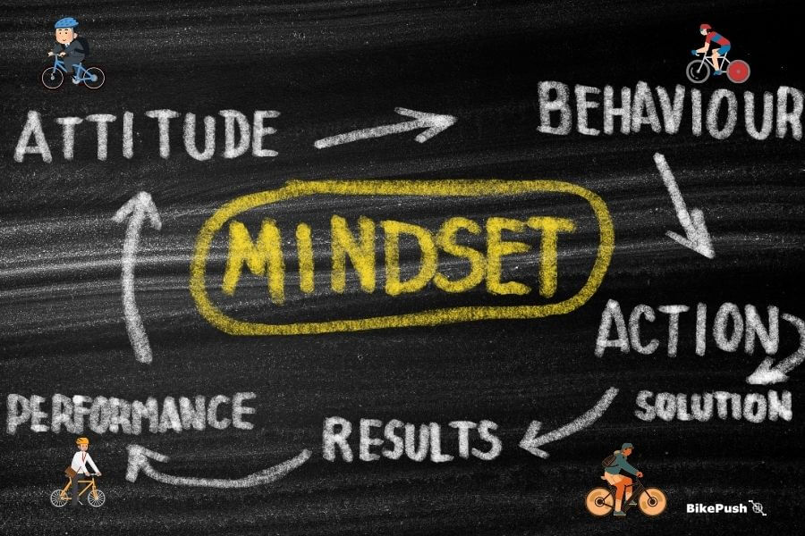 positive mind and attitude for cycling
