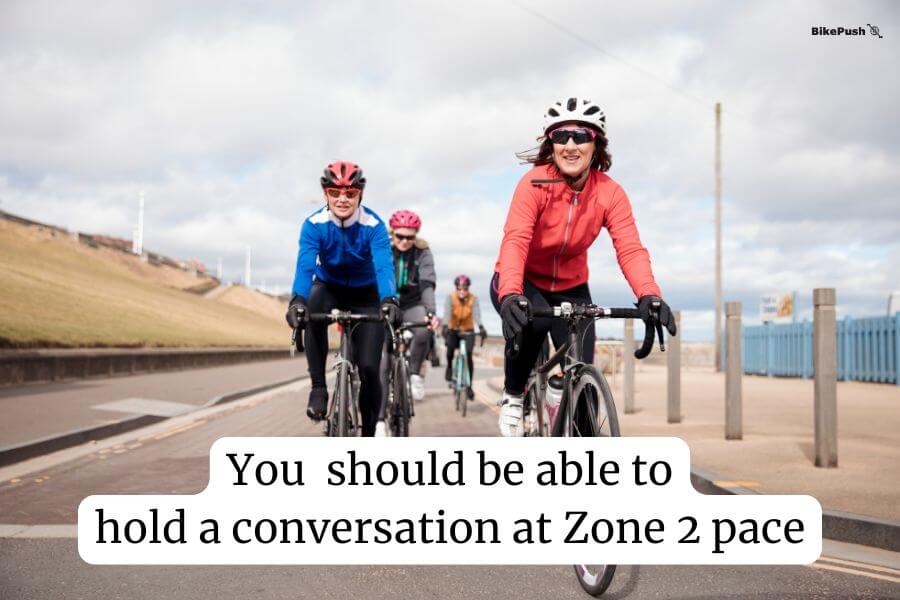 Zone 2 cycling - can hold a conversation