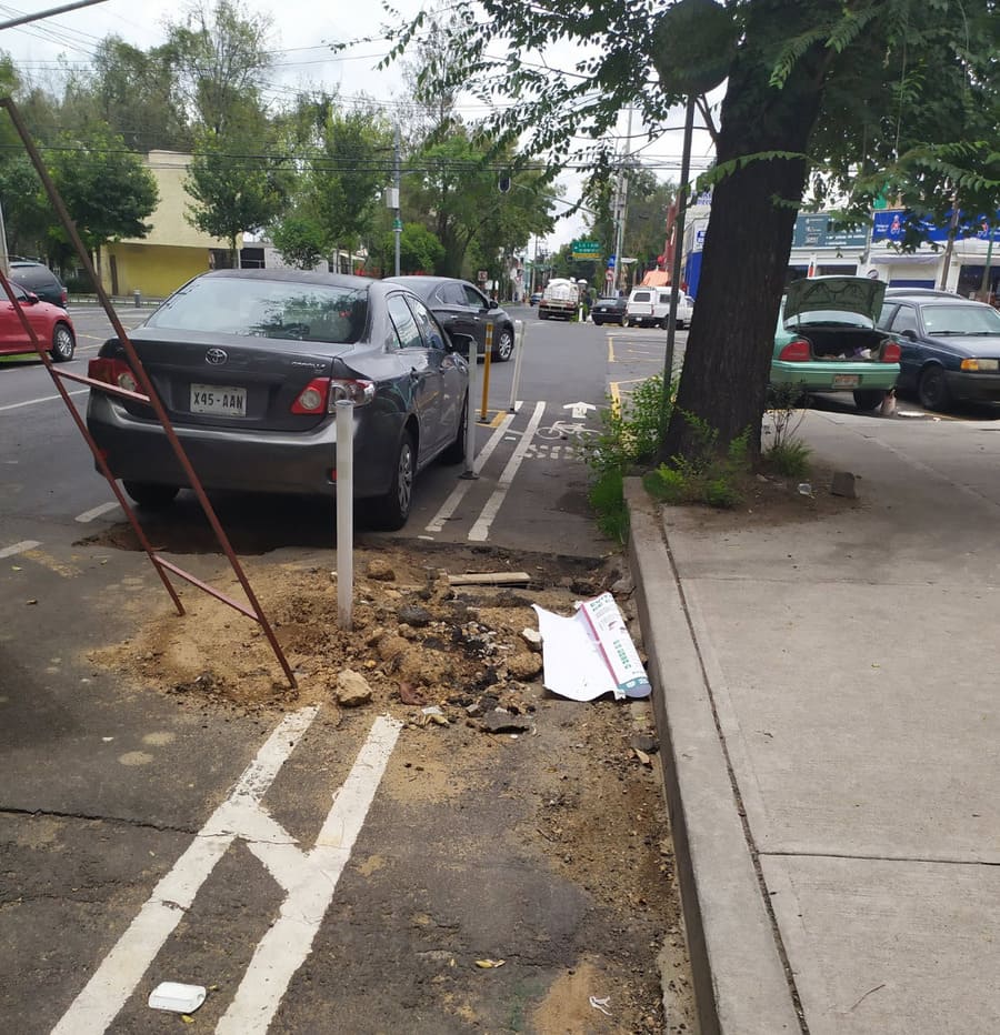 Mexico Worst Bike Lane