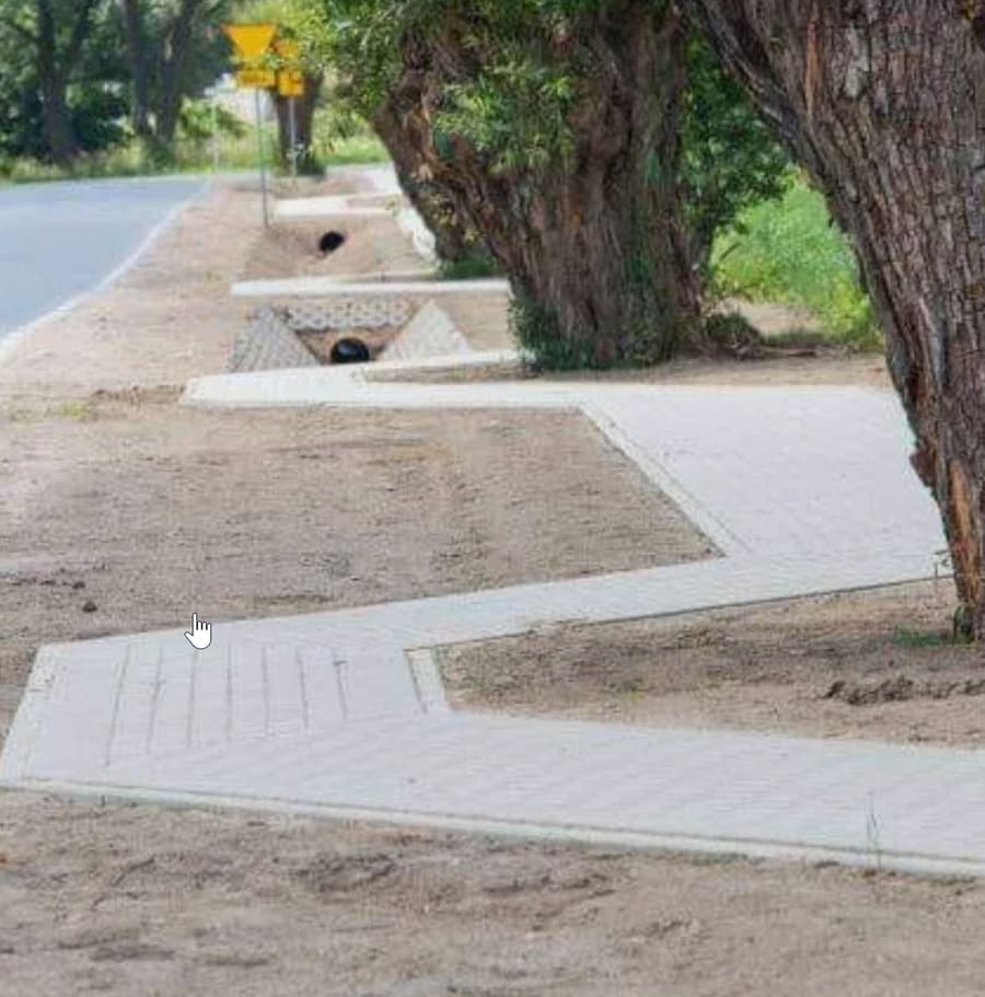 Poznan Poland Worst Bike Lane