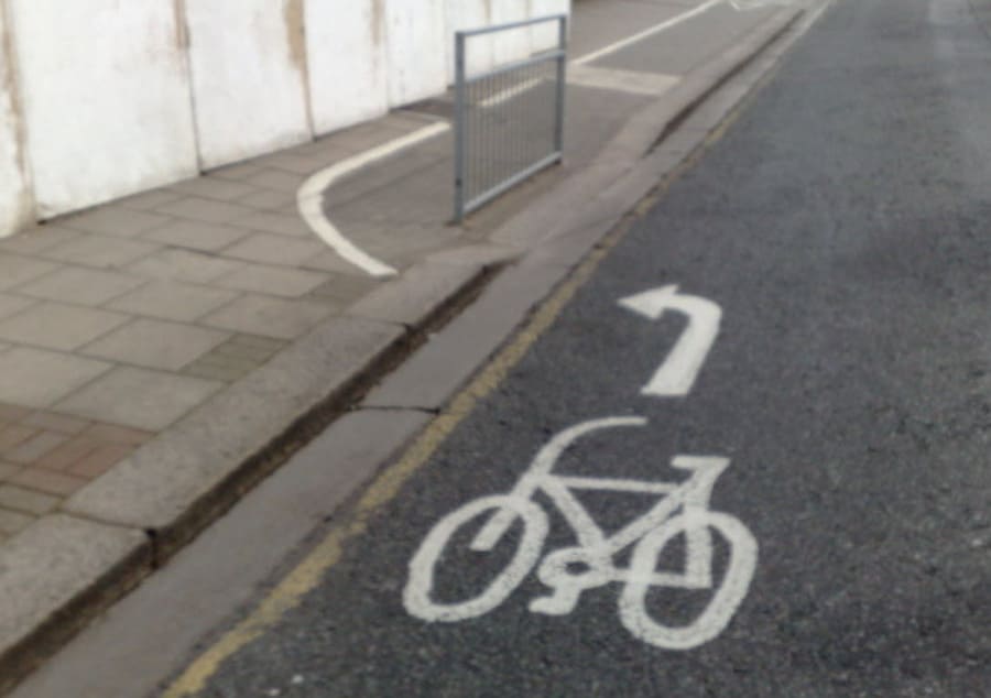 UK Worst Bike Lane