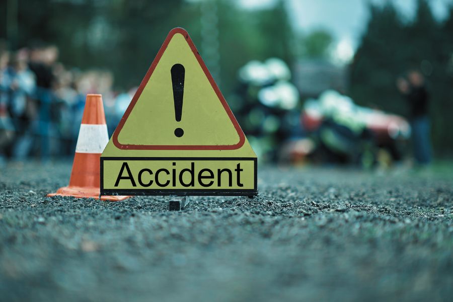 accident sign
